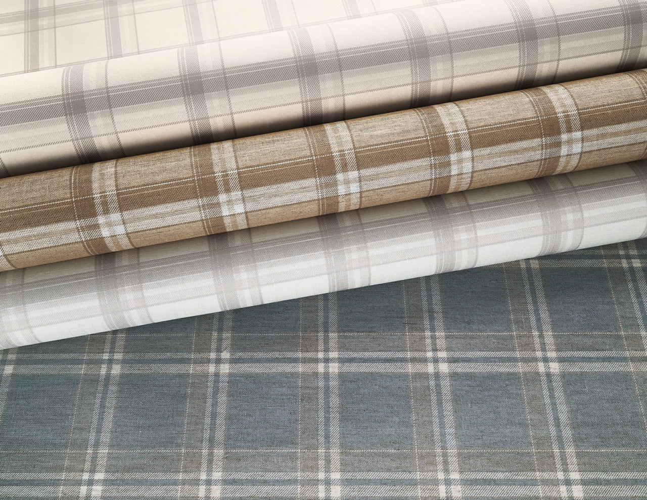 PRAIRIE-PLAID-WHITE-ON-FOREST-ON-CAMBRIC-CANVAS-LINEN-PHILLIP-JEFFRIES-10730