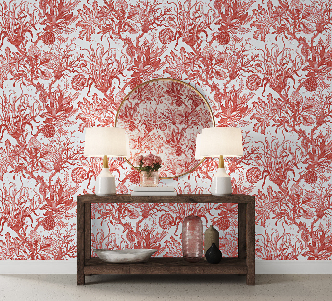 TOILE-DE-SEA-CORAL-COAST-ON-COTTON-CANVAS-LINEN-PHILLIP-JEFFRIES-9993