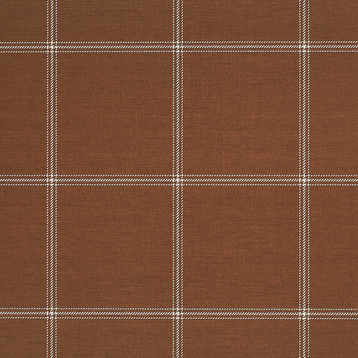 JACKSON-PLAID-WHITE-ON-RUST-ON-CAMBRIC-CANVAS-LINEN-PHILLIP-JEFFRIES-10713