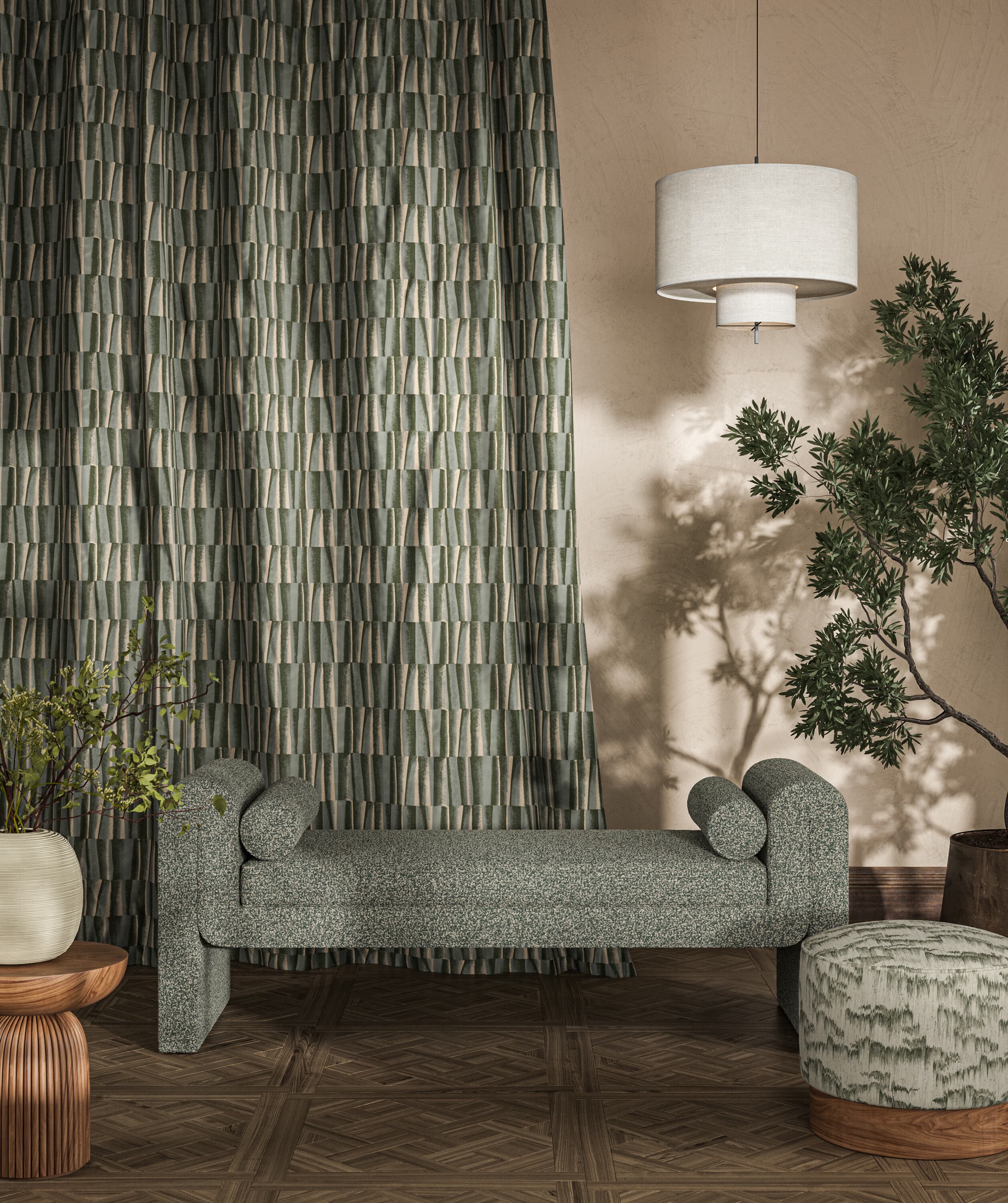 Veranda 1 Evergreen - Stout Fabric