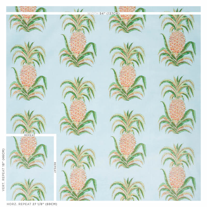 PINEAPPLES-CHINTZ-SKY-SCHUMACHER-178801