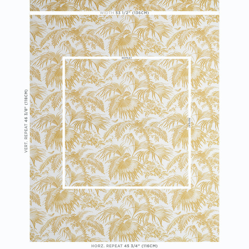 TOILE-TROPIQUE-GOLD-SCHUMACHER-179510