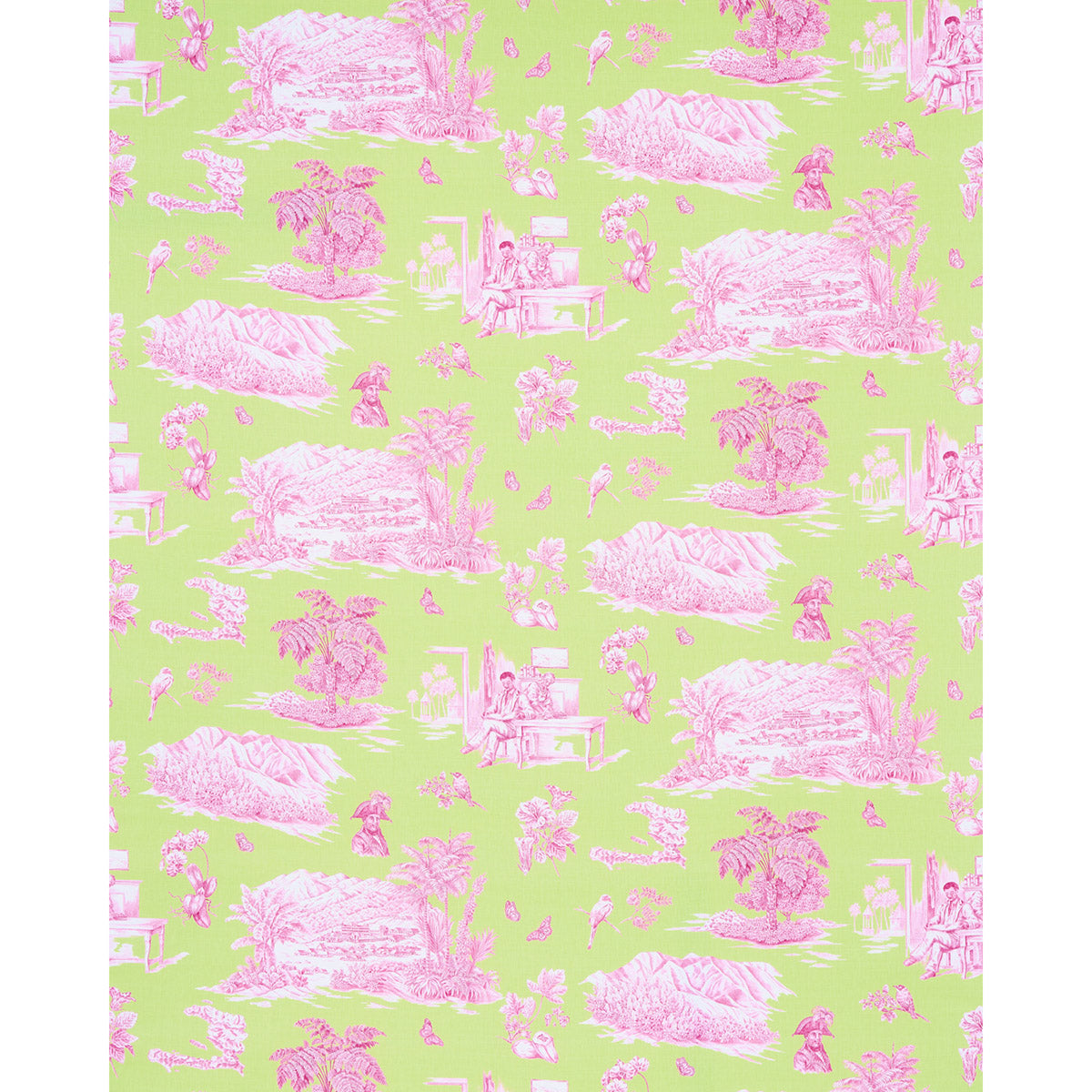 TOUSSAINT-TOILE-PINK-GREEN-SCHUMACHER-180271