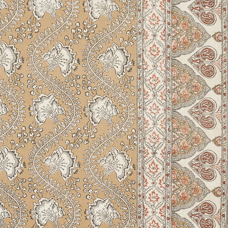 Schumacher Fabric 181342 Tombay Ochre