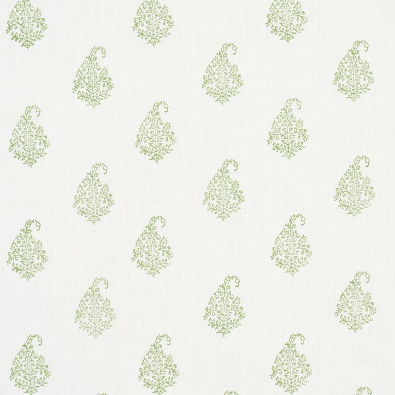 Schumacher Fabric 181351 Kerala Paisley Leaf