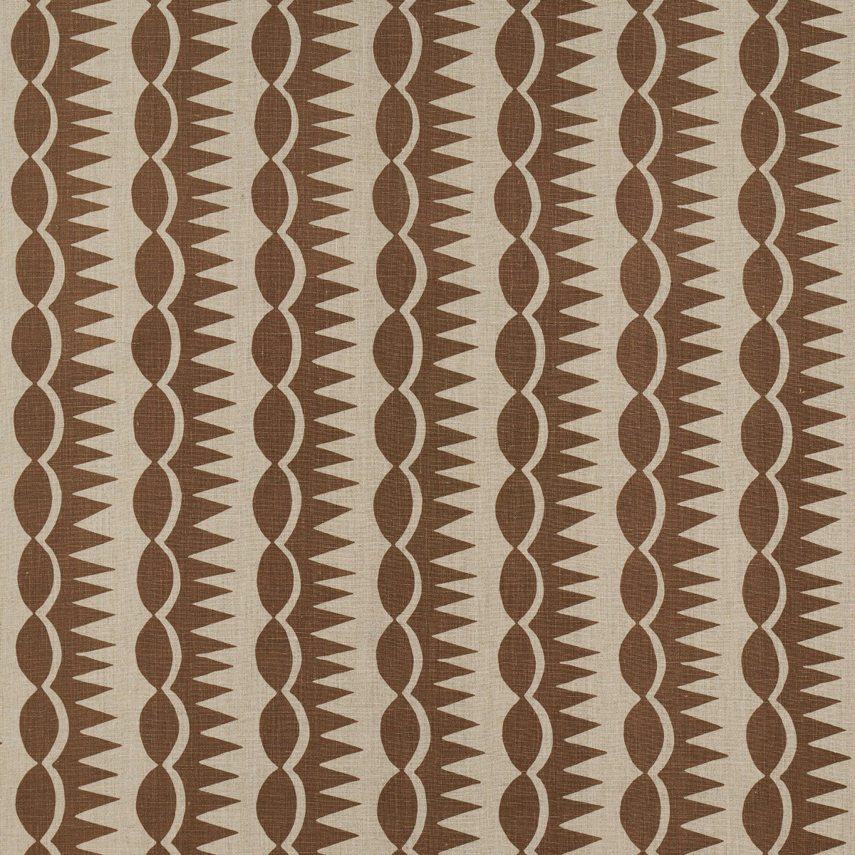 DAGGER-STRIPE-BROWN-ON-NATURAL-SCHUMACHER-181530