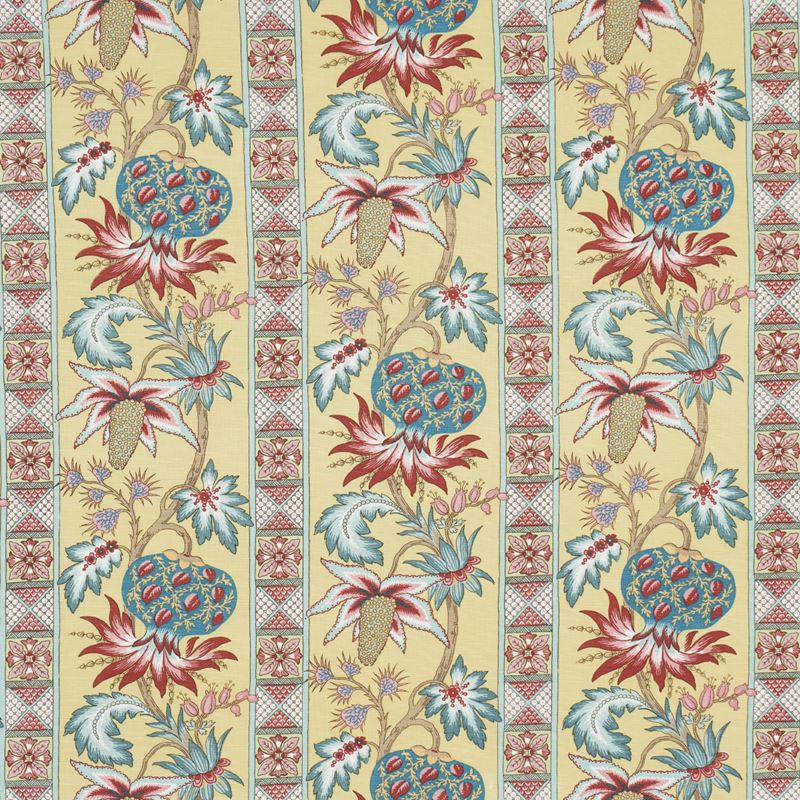 Schumacher Fabric 181861 Bailey Botanical Gold