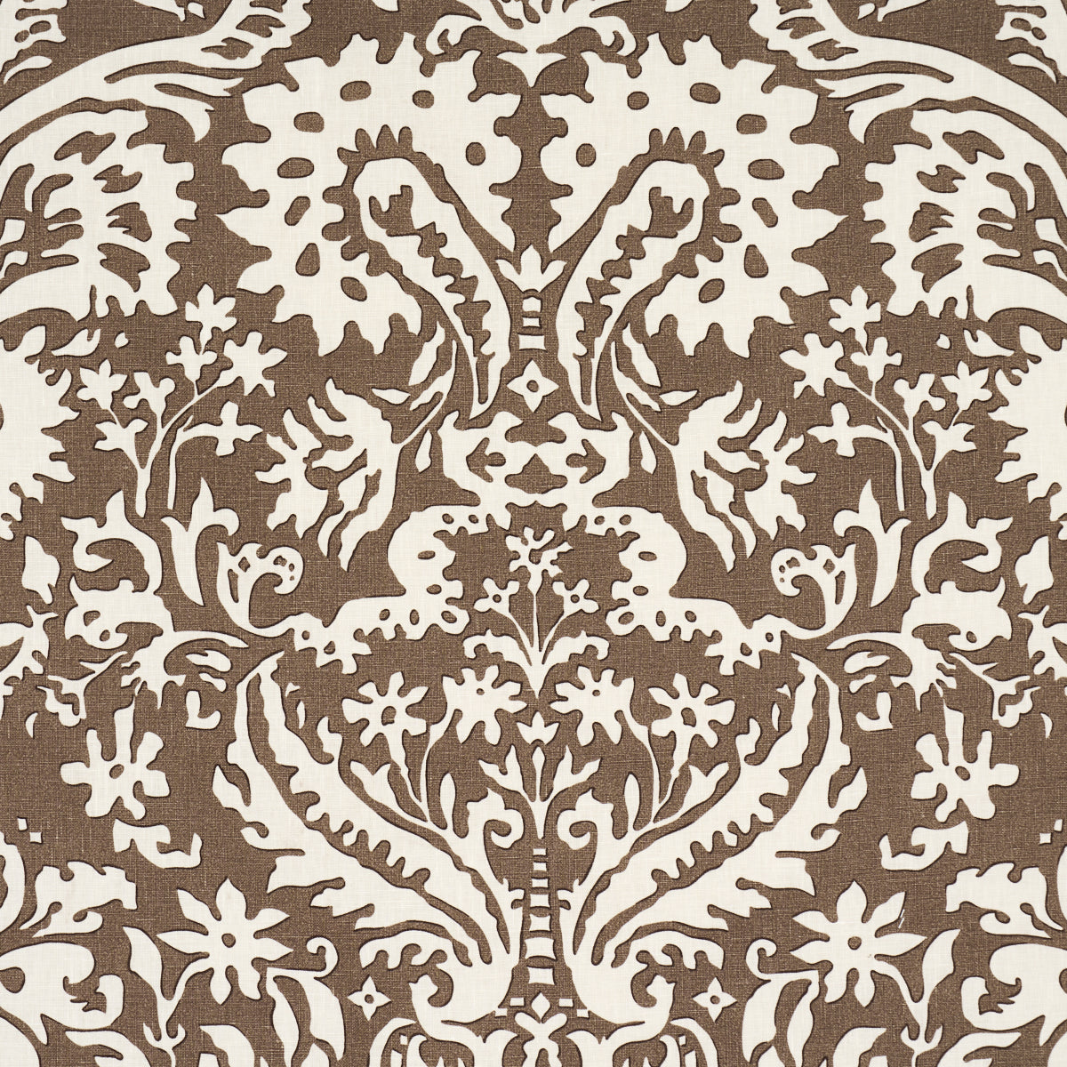 SUFFOLK-DAMASK-BROWN-SCHUMACHER-182120