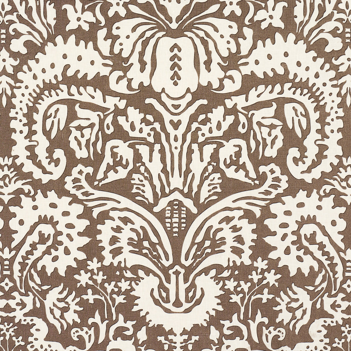 SUFFOLK-DAMASK-BROWN-SCHUMACHER-182120