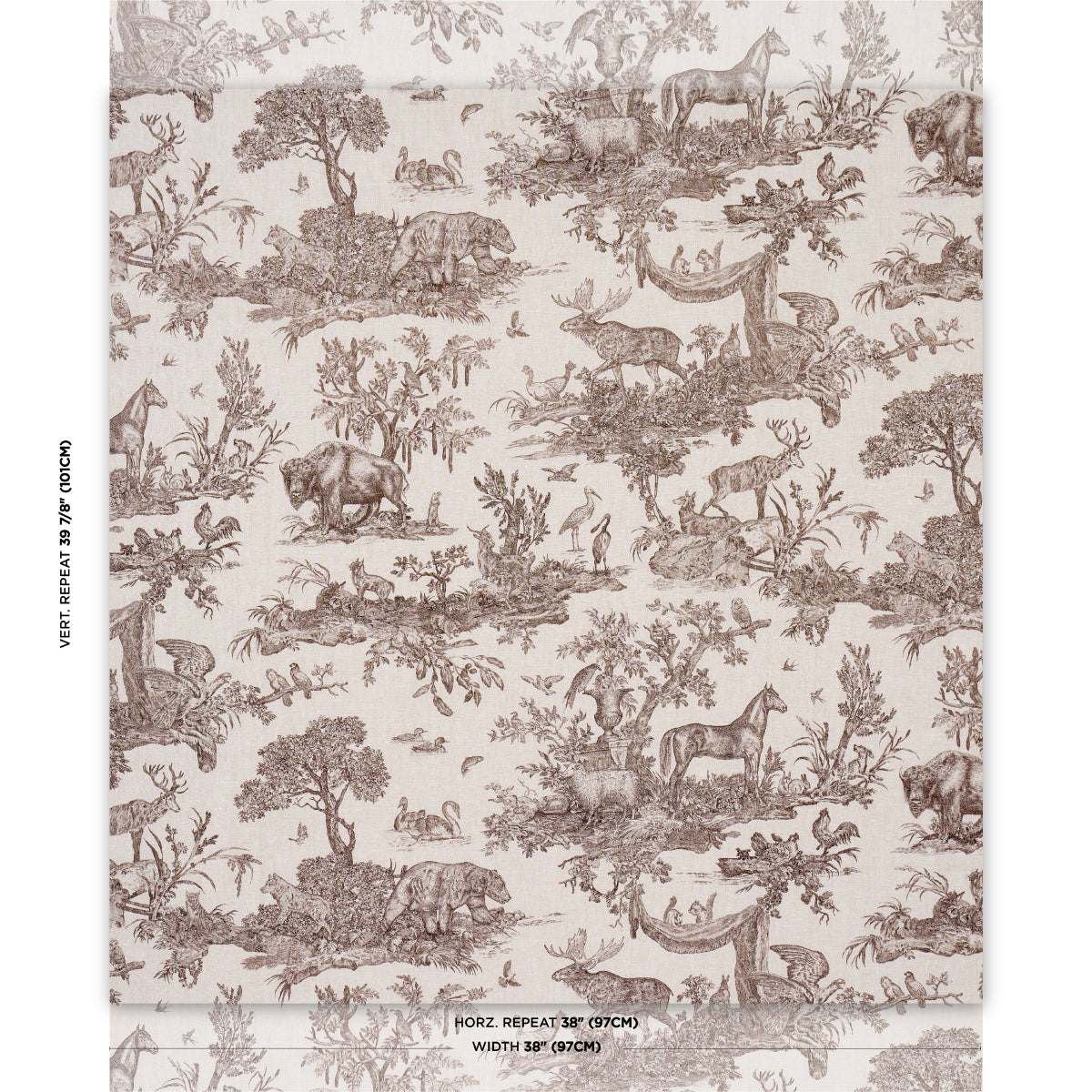 WESTERN-TOILE-SEPIA-SCHUMACHER-182271