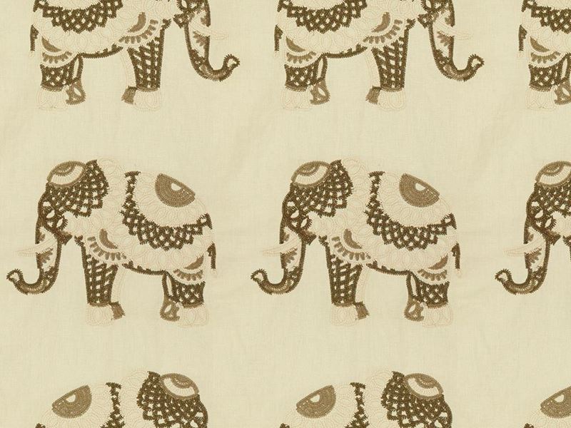 Kravet Couture Fabric 33080.1611 Elephant Stitch Natural Grey