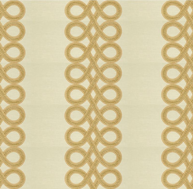 Kravet Couture Fabric 33543.116 The Twist White Gold