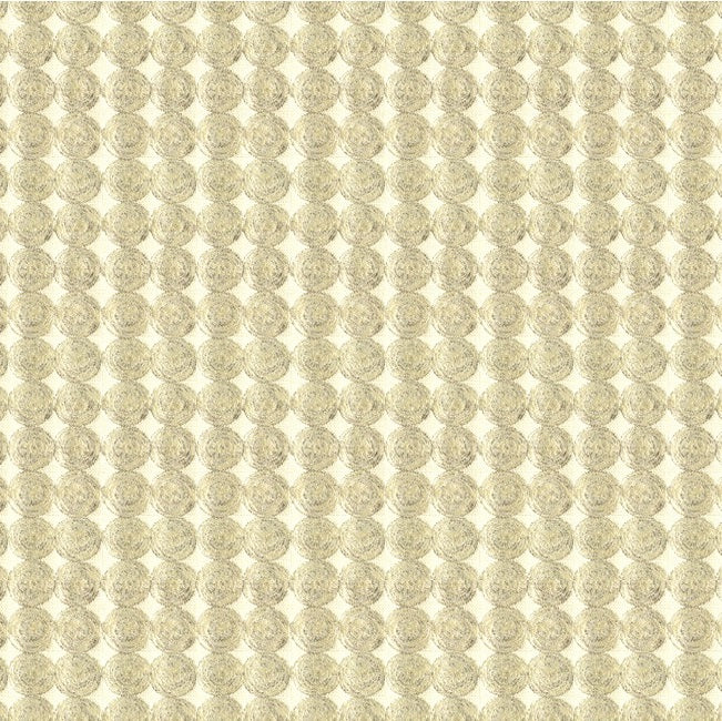 Kravet Couture Fabric 33557.411 Rare Coin Silver Gold