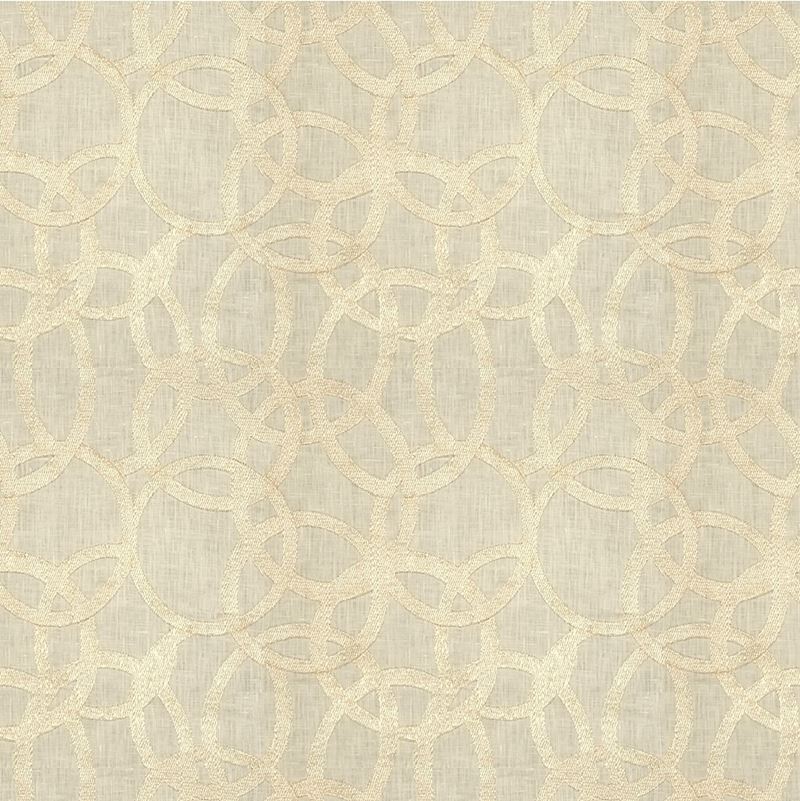 Kravet Couture Fabric 3971.1 Keep Shining White Gold
