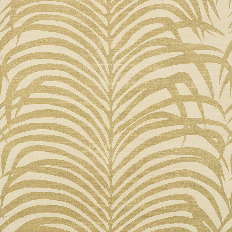 ZEBRA-PALM-SISAL-GOLD-ON-IVORY-SCHUMACHER-5008220