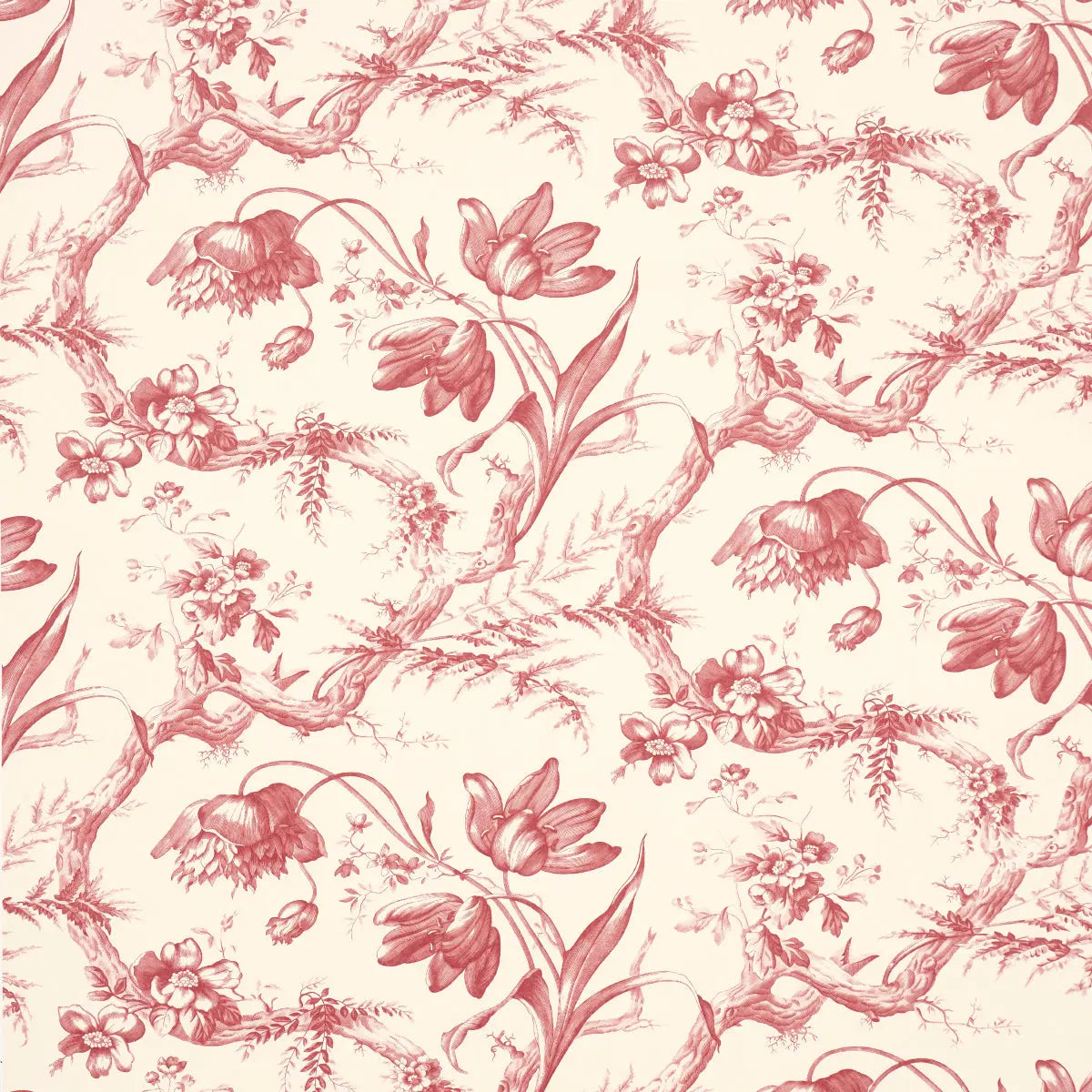 TOILE-DE-FLEURS-ROUGE-SCHUMACHER-5009122