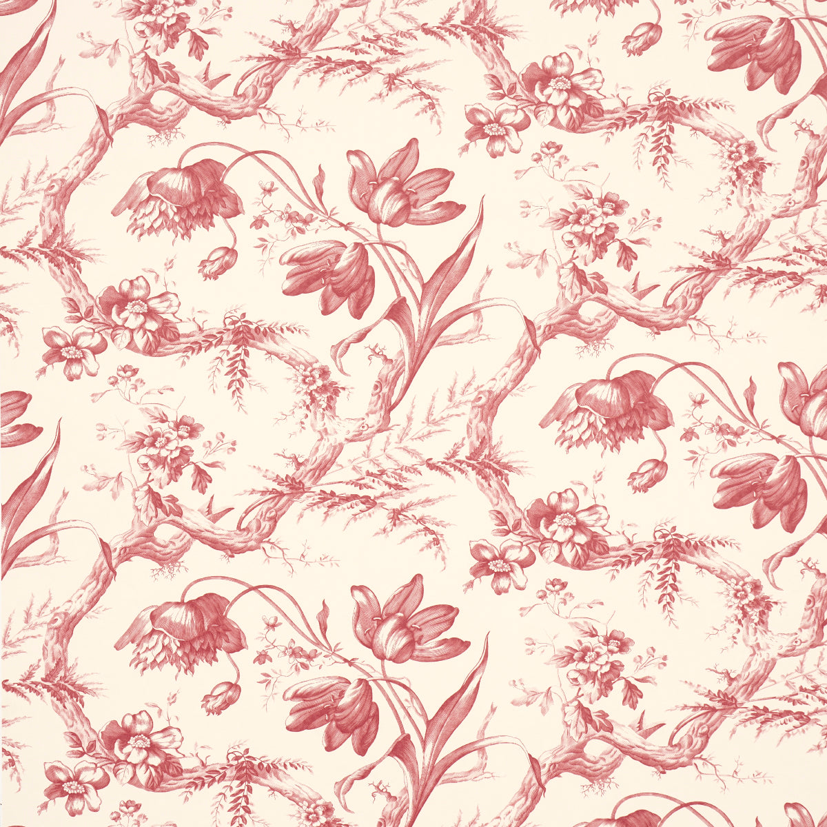 TOILE-DE-FLEURS-ROUGE-SCHUMACHER-5009124