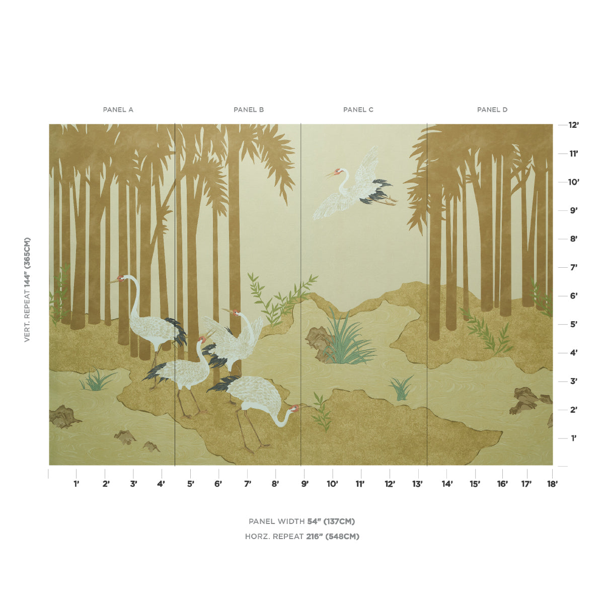 YASHINOKI-CRANE-PANEL-SET-GOLD-SCHUMACHER-5011700