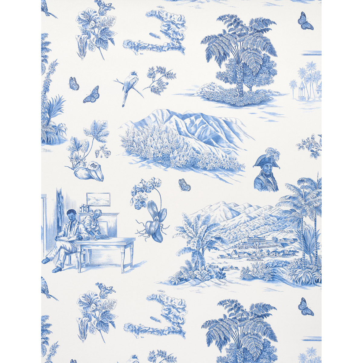 TOUSSAINT-TOILE-BLUE-ON-IVORY-SCHUMACHER-5013771