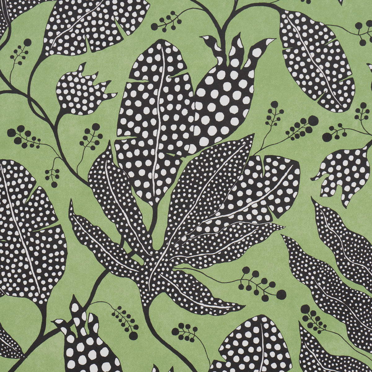 POLKA-DOT-JUNGLE-BLACK-GREEN-SCHUMACHER-5015463