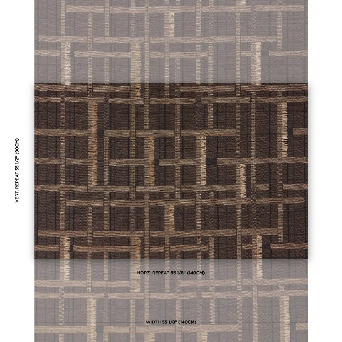 AXEL-PLAID-WALLCOVERING-SADDLE-BROWN-SCHUMACHER-5015722