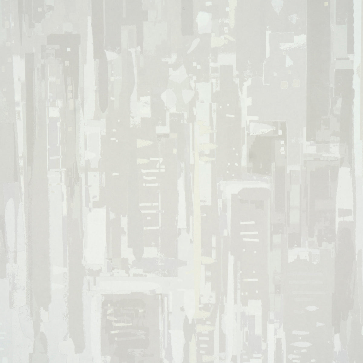 Schumacher Wallpaper 5016192 Pascal Campion's New York Skyline in Soft Grey - 