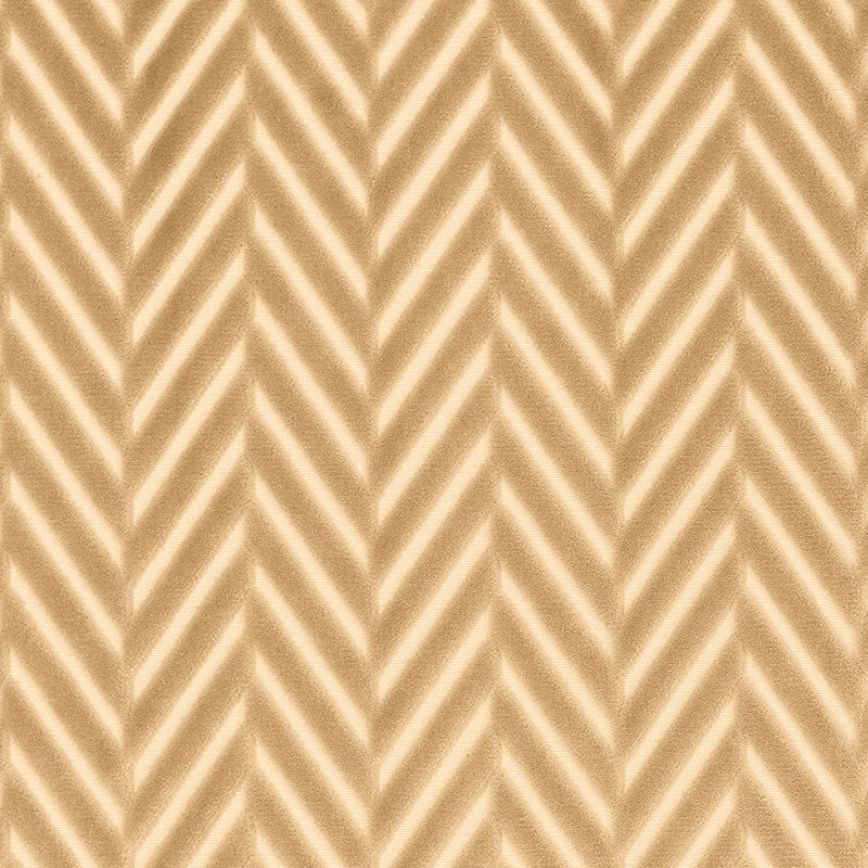 REGENT-VELVET-HERRINGBONE-CHAMPAGNE-SCHUMACHER-62170