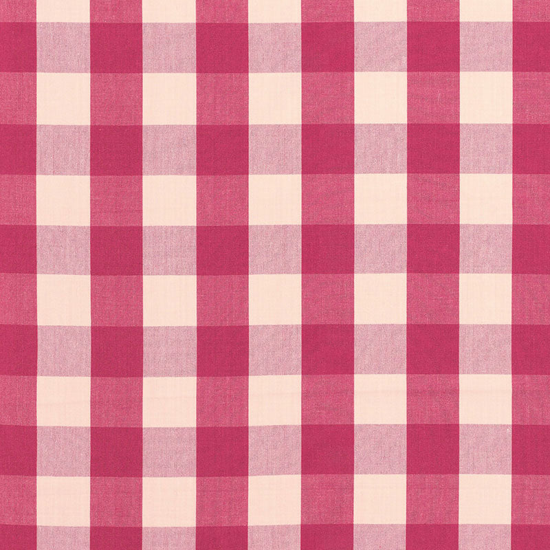 CAMDEN-COTTON-CHECK-RASPBERRY-SCHUMACHER-63035