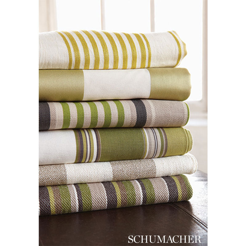 ADDISON-COTTON-STRIPE-VERT-SCHUMACHER-66003