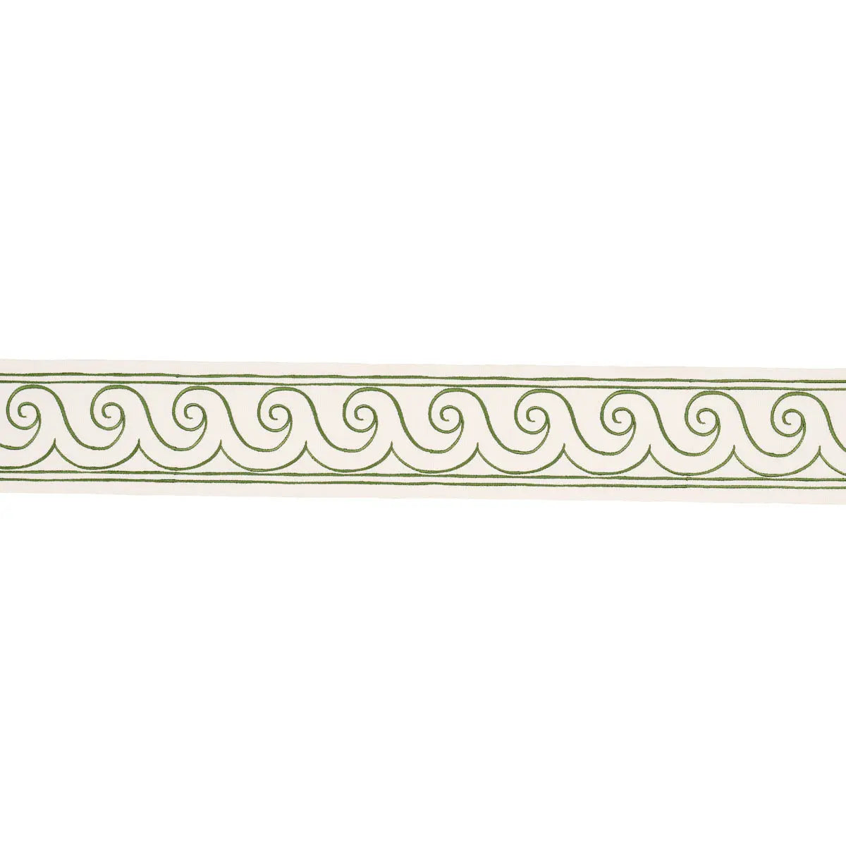 GREEK-WAVES-TRIM-GREEN-ON-IVORY-SCHUMACHER-70756