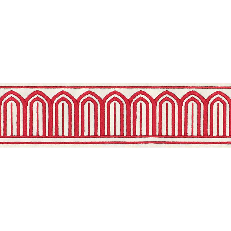 ARCHES-EMBROIDERED-TAPE-MEDIUM-RED-SCHUMACHER-70761