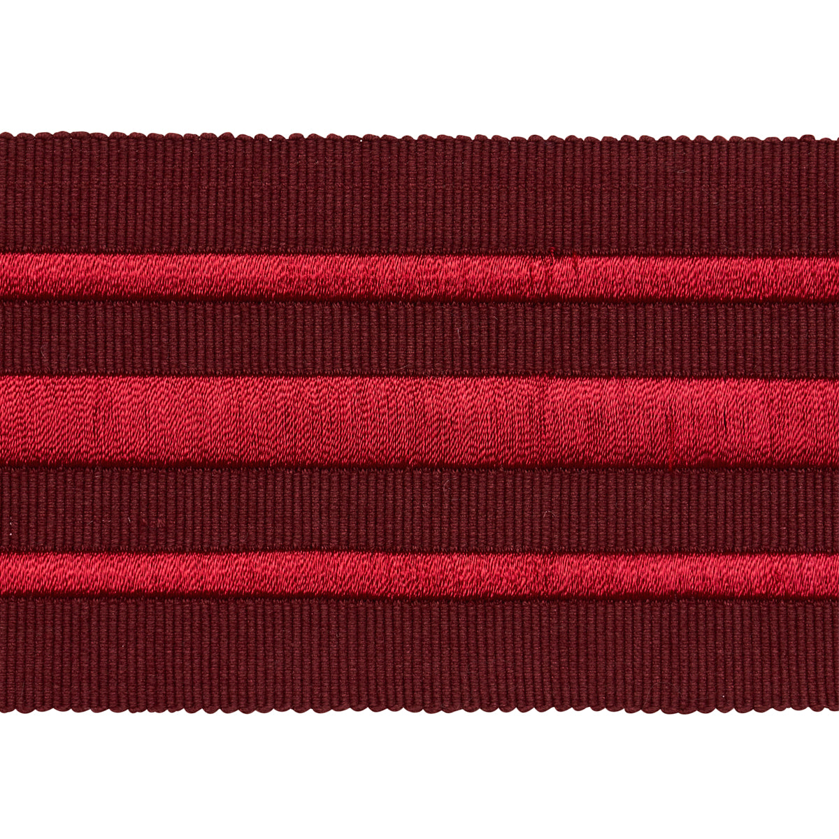 MILITARY-STRIPE-TAPE-RED-ON-BURGUNDY-SCHUMACHER-70781