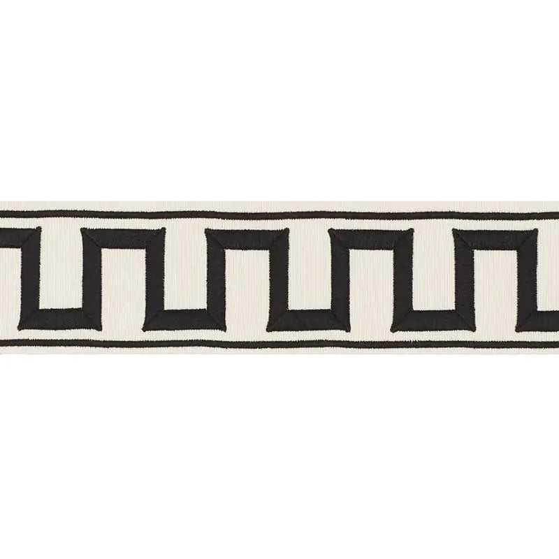 GREEK-KEY-EMBROIDERED-TAPE-BLACK-ON-IVORY-SCHUMACHER-70790