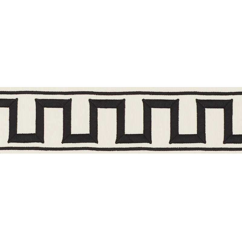 GREEK-KEY-EMBROIDERED-TAPE-BLACK-ON-IVORY-SCHUMACHER-70790