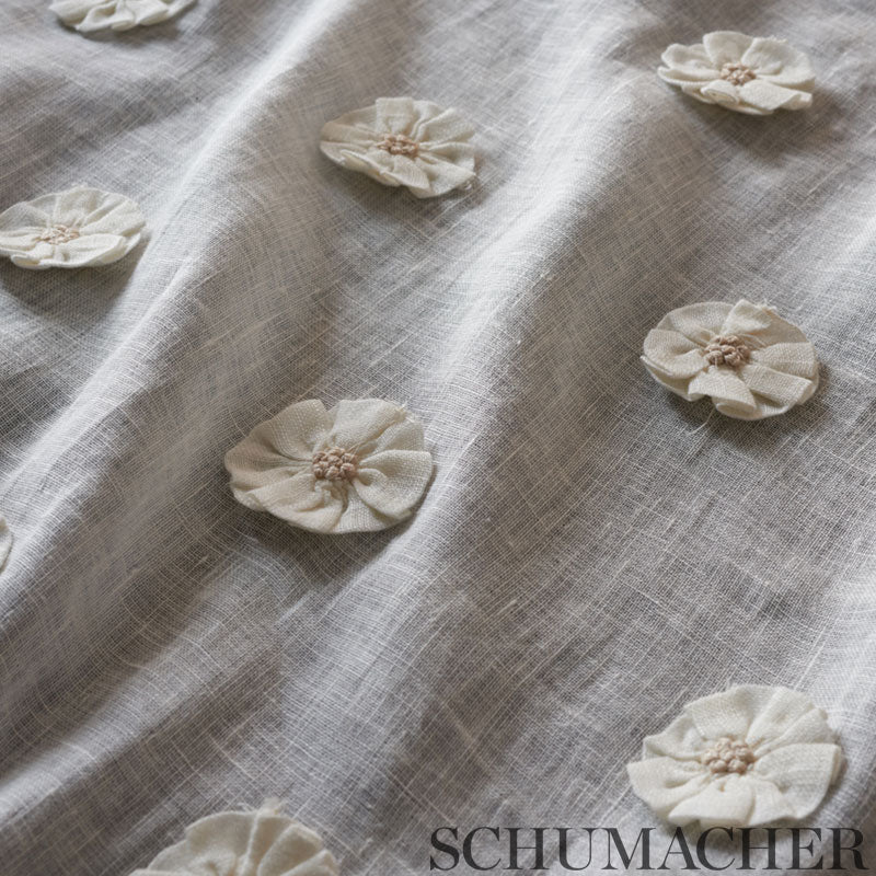 BUTTON-FLOWER-SHEER-IVORY-SCHUMACHER-75750