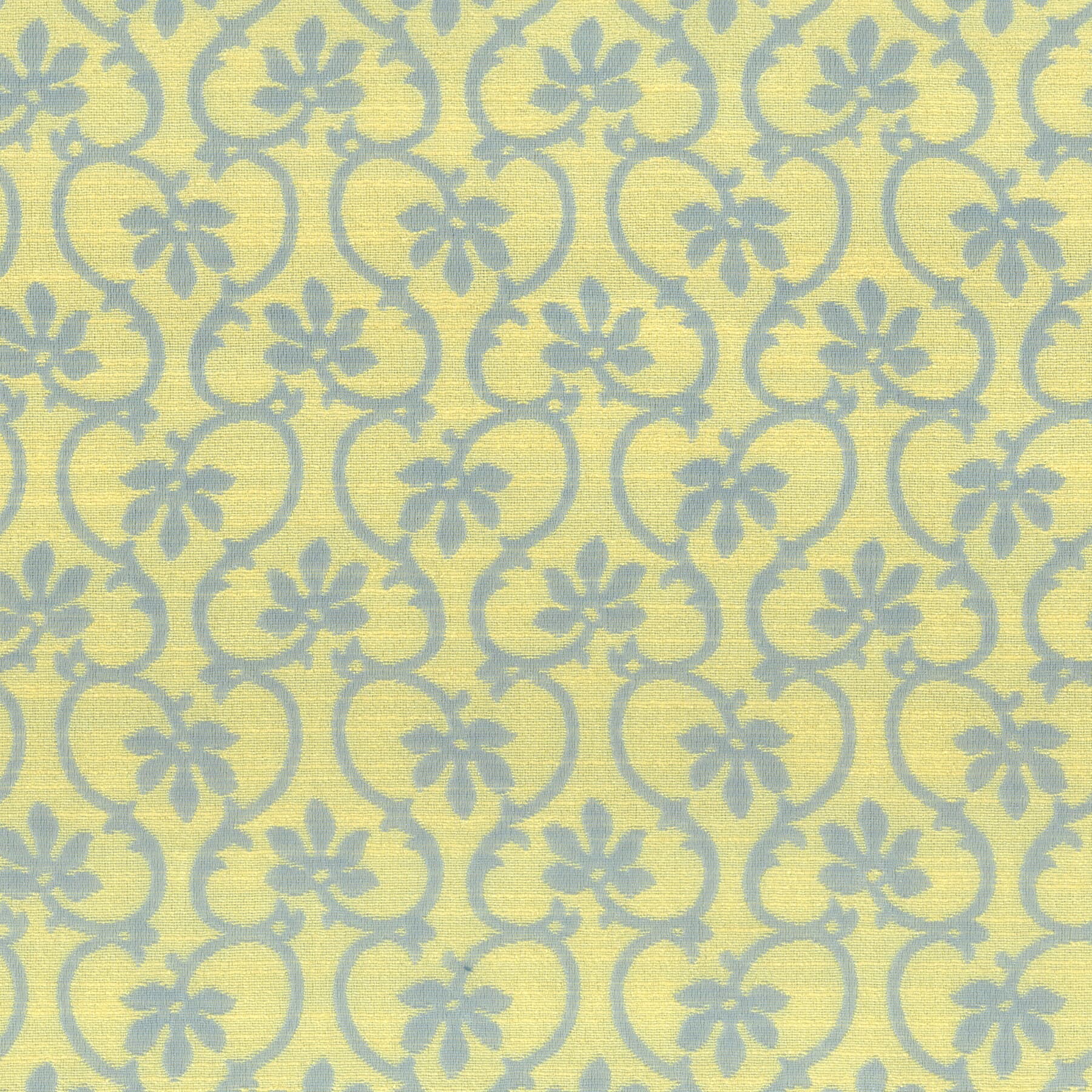 7615-09 Floral Scroll by Stout Fabric