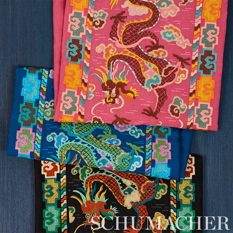 LOTAN-DRAGON-EMBROIDERY-BLUE-SCHUMACHER-78091