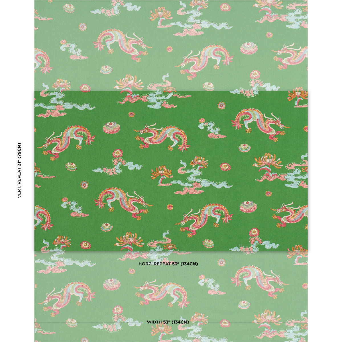 HANLUN-DRAGON-EMBROIDERY-GREEN-SCHUMACHER-78112