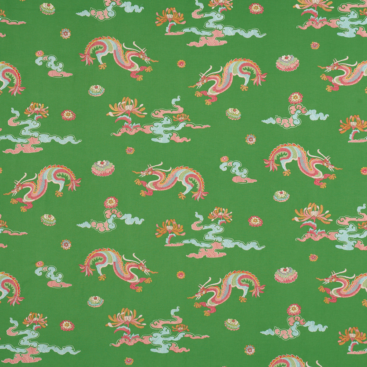 HANLUN-DRAGON-EMBROIDERY-GREEN-SCHUMACHER-78112