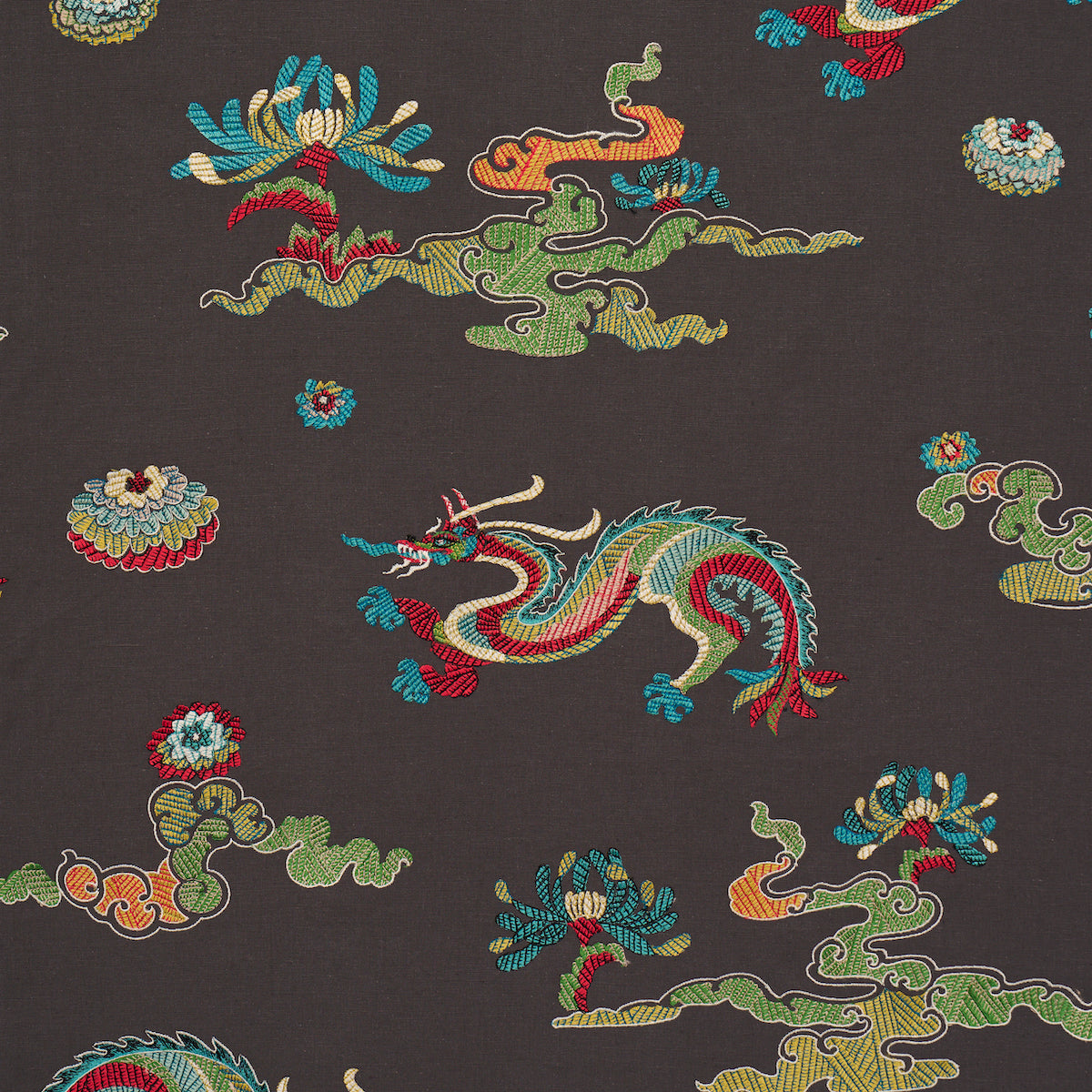 HANLUN-DRAGON-EMBROIDERY-CHARCOAL-SCHUMACHER-78113