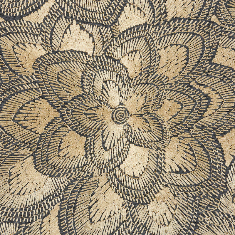 LOTUS-EMBROIDERY-GOLD-SCHUMACHER-78340