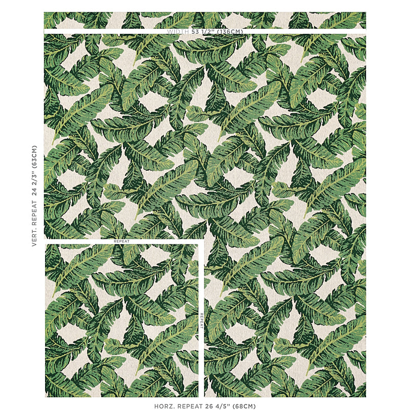 TROPICAL-LEAF-PINGL-GREEN-IVORY-SCHUMACHER-80090