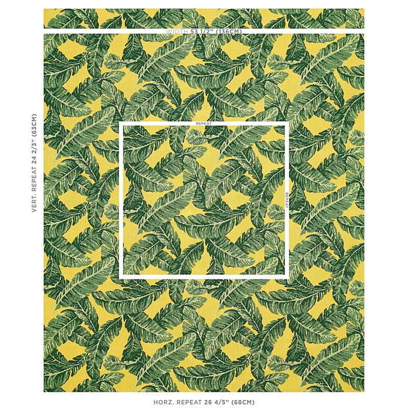 TROPICAL-LEAF-PINGL-GREEN-YELLOW-SCHUMACHER-80091