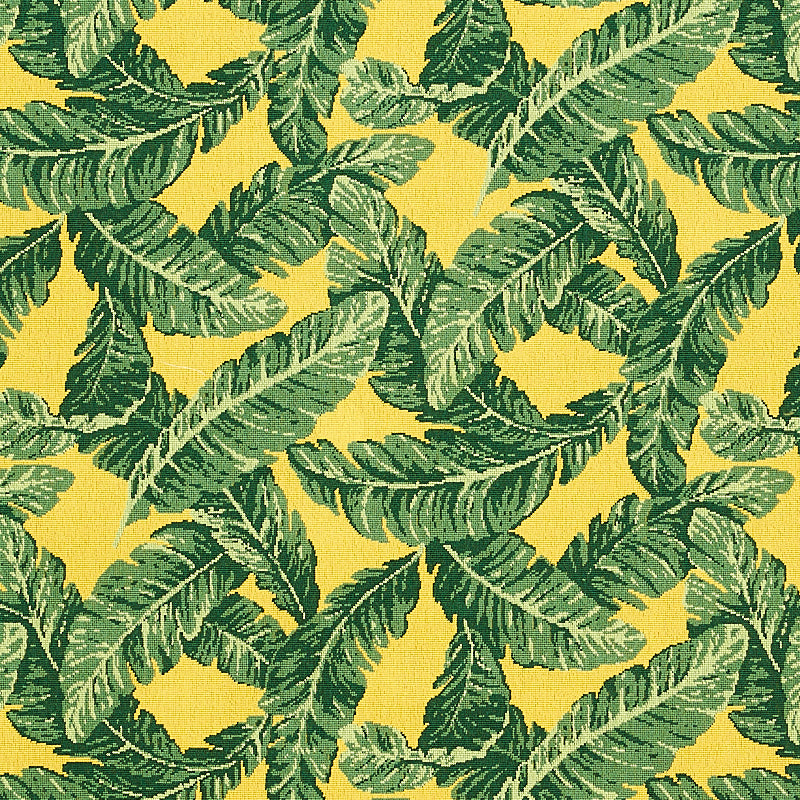 TROPICAL-LEAF-PINGL-GREEN-YELLOW-SCHUMACHER-80091