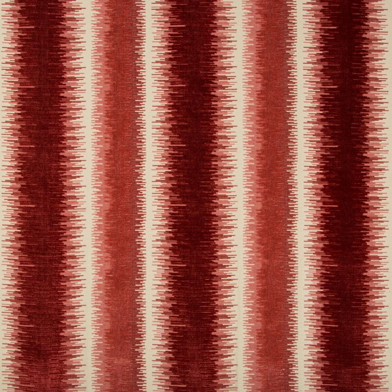 Brunschwig & Fils Fabric 8018115.197 Bromo Velvet Red