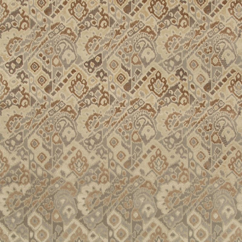 Brunschwig & Fils Fabric 8019109.1611 Salengro Velvet Sandstone