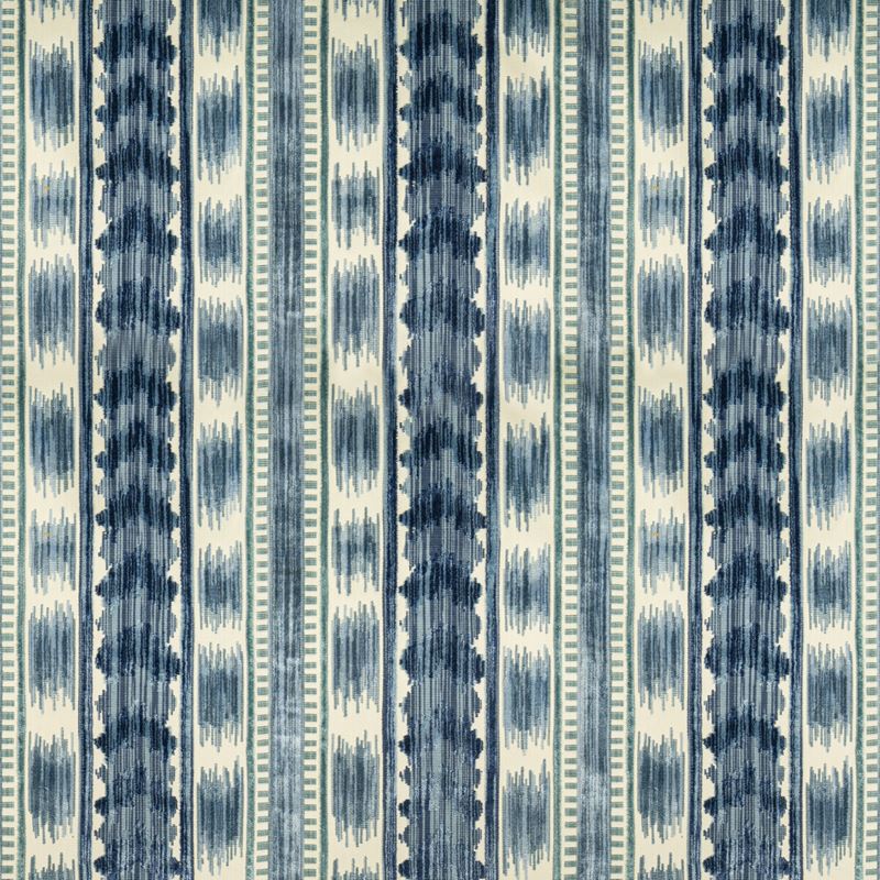 Brunschwig & Fils Fabric 8020117.515 Bayeaux Velvet Blue