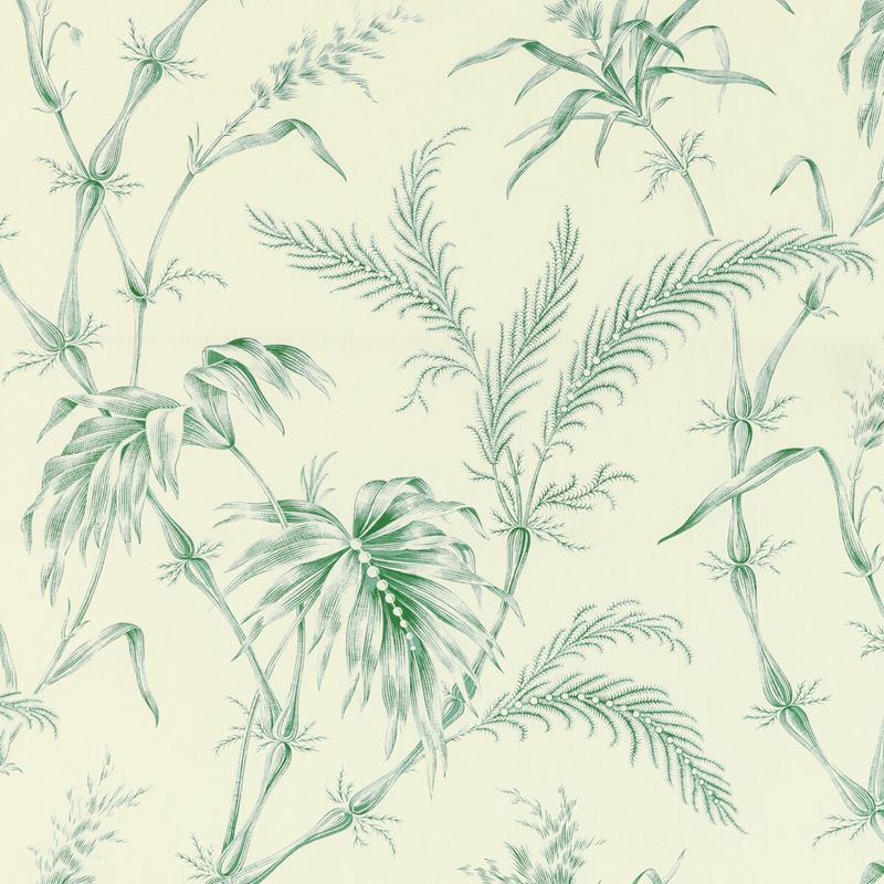 Brunschwig & Fils Fabric 8020124.3 Lauziere Print Green