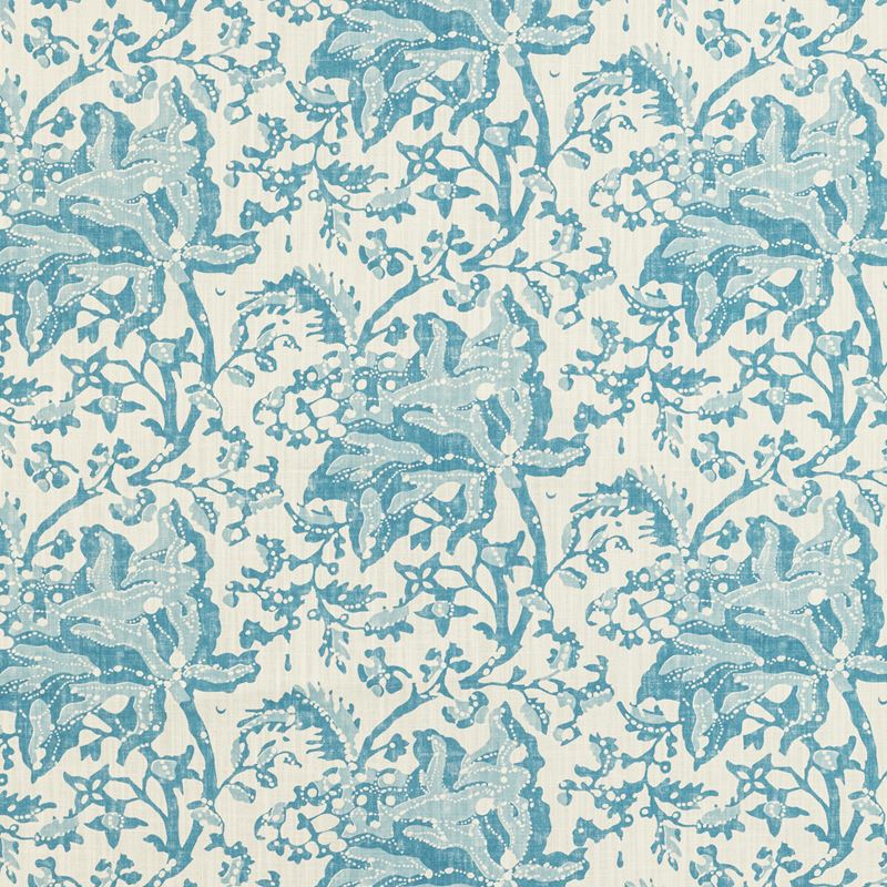 Brunschwig & Fils Fabric 8022102.1313 Weymouth Print Aqua