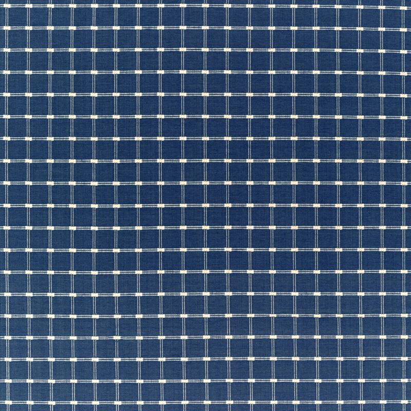 Brunschwig & Fils Fabric 8022116.50 Lison Check Navy